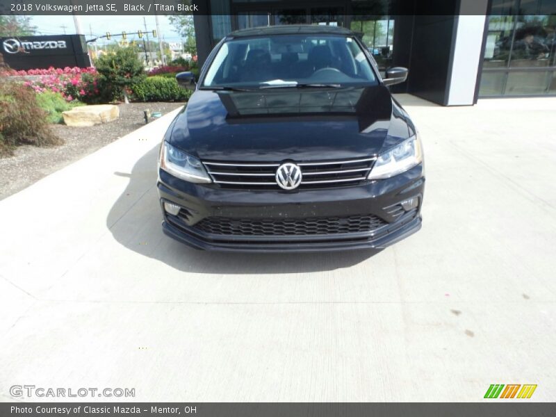 Black / Titan Black 2018 Volkswagen Jetta SE