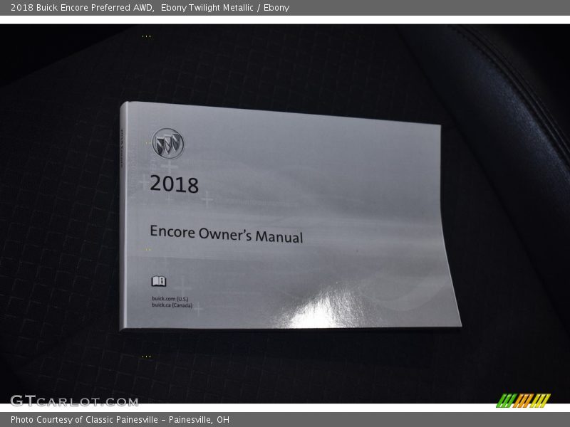 Ebony Twilight Metallic / Ebony 2018 Buick Encore Preferred AWD