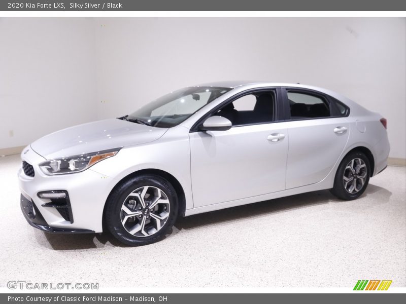Silky Silver / Black 2020 Kia Forte LXS