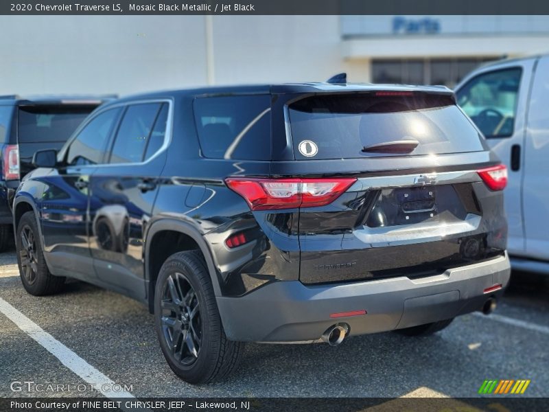 Mosaic Black Metallic / Jet Black 2020 Chevrolet Traverse LS