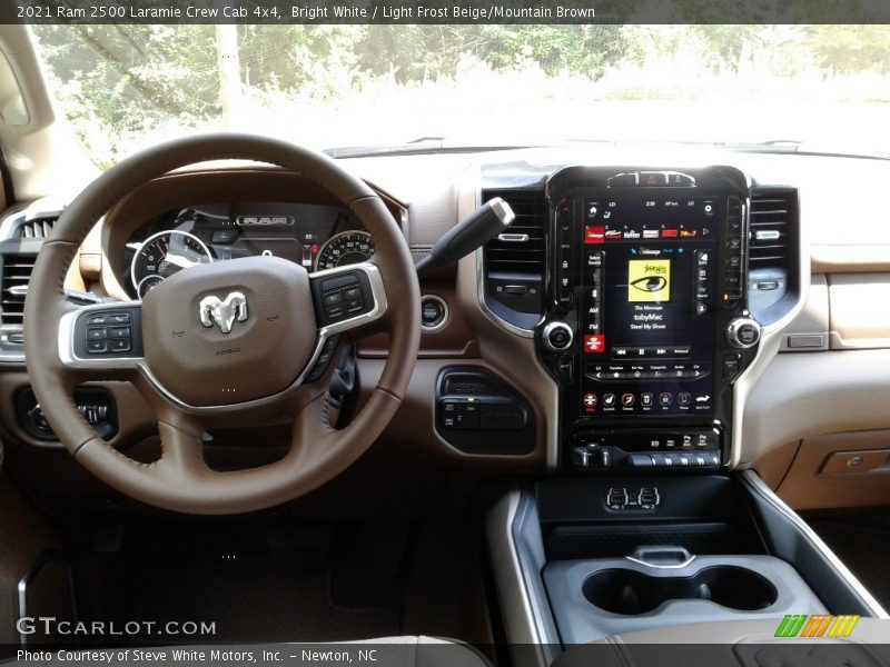 Dashboard of 2021 2500 Laramie Crew Cab 4x4