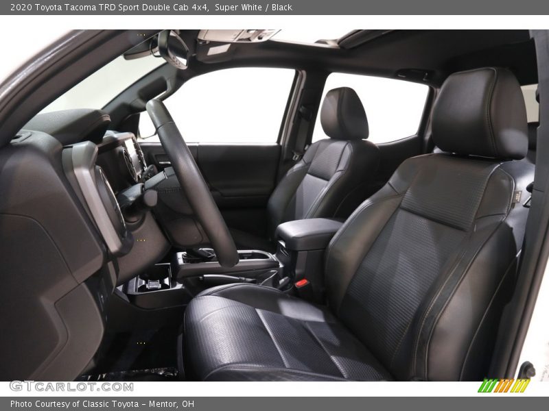 Super White / Black 2020 Toyota Tacoma TRD Sport Double Cab 4x4