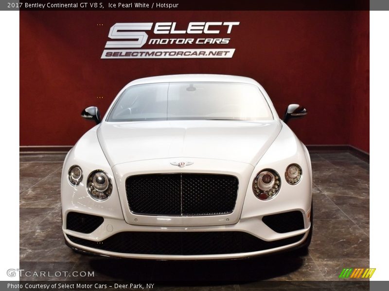 Ice Pearl White / Hotspur 2017 Bentley Continental GT V8 S