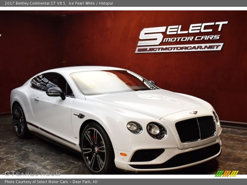 Ice Pearl White / Hotspur 2017 Bentley Continental GT V8 S