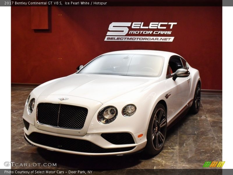 Ice Pearl White / Hotspur 2017 Bentley Continental GT V8 S