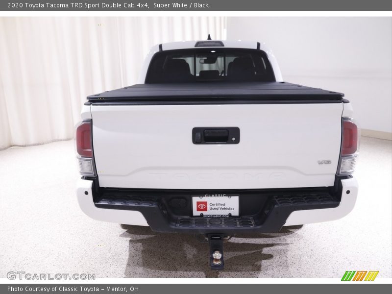 Super White / Black 2020 Toyota Tacoma TRD Sport Double Cab 4x4
