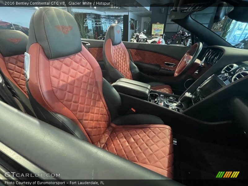 Front Seat of 2016 Continental GTC V8 