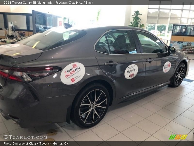 Predawn Gray Mica / Black 2021 Toyota Camry SE Nightshade