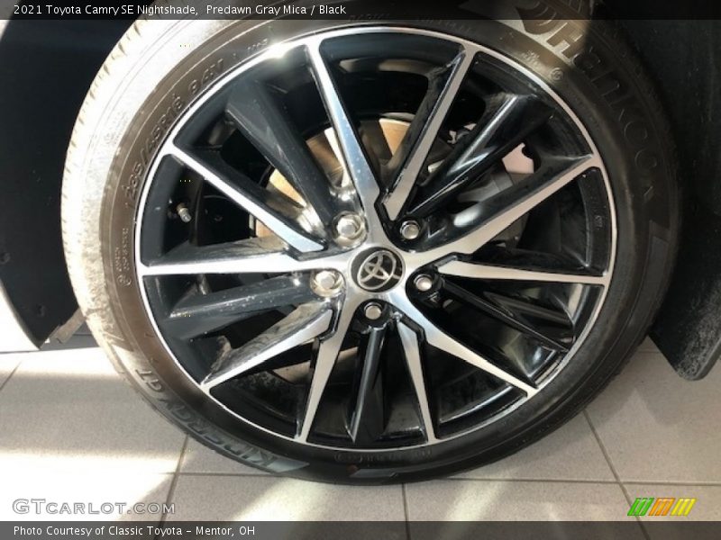 Predawn Gray Mica / Black 2021 Toyota Camry SE Nightshade