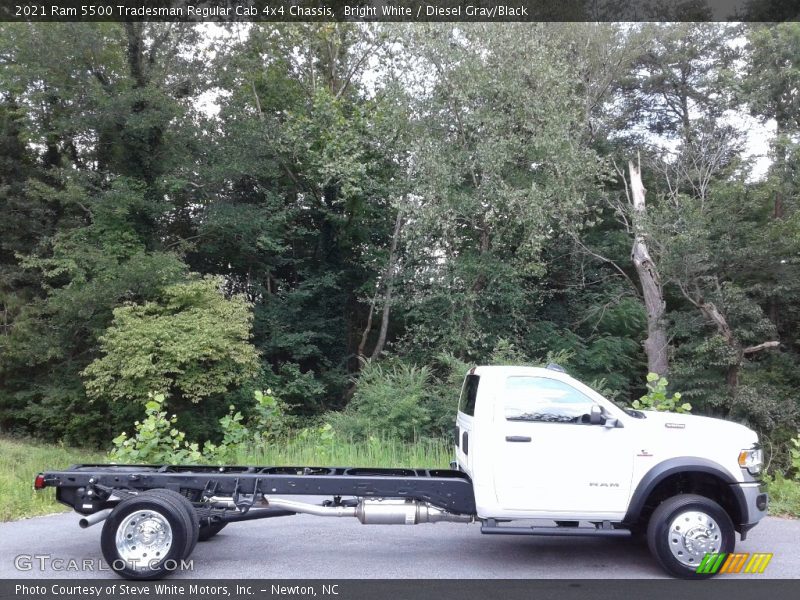 Bright White / Diesel Gray/Black 2021 Ram 5500 Tradesman Regular Cab 4x4 Chassis