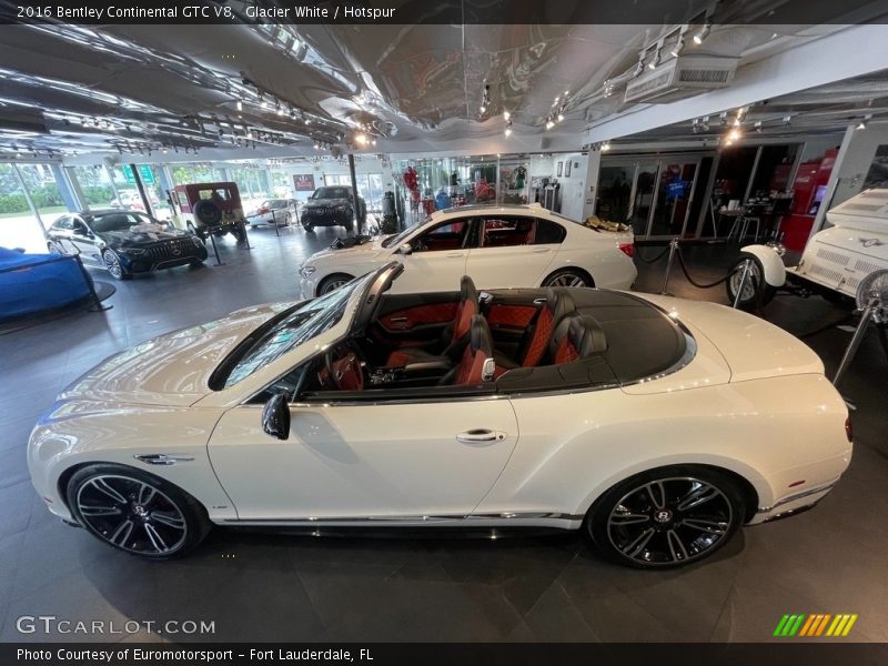 Glacier White / Hotspur 2016 Bentley Continental GTC V8