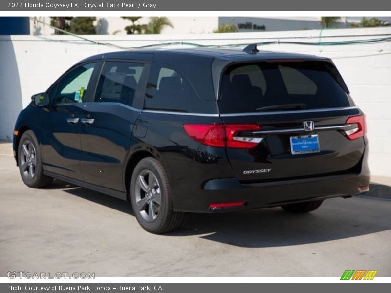 Crystal Black Pearl / Gray 2022 Honda Odyssey EX