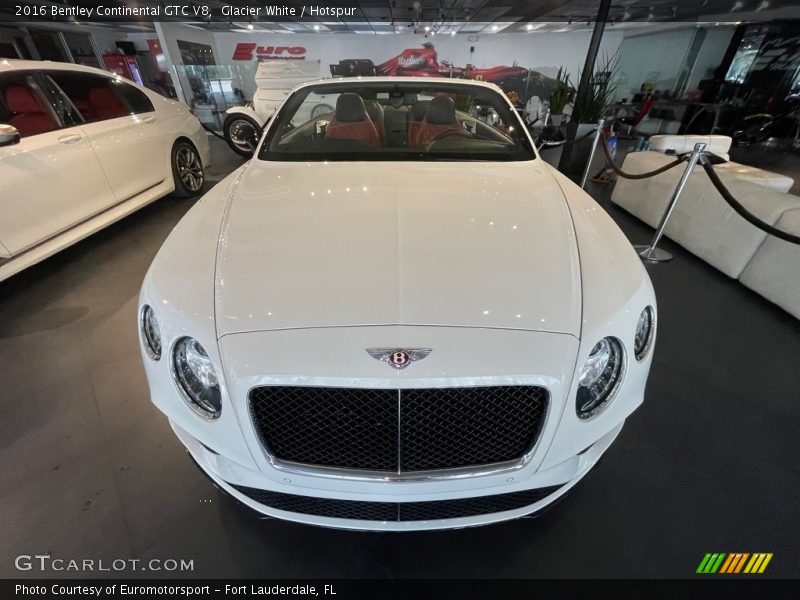 Glacier White / Hotspur 2016 Bentley Continental GTC V8