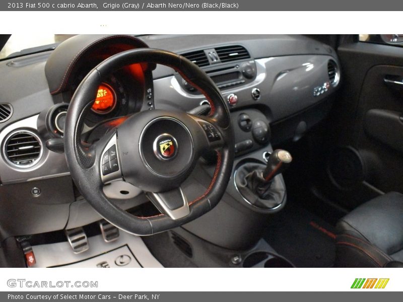 Dashboard of 2013 500 c cabrio Abarth