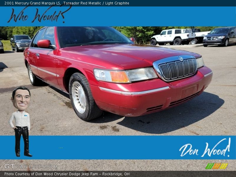 Toreador Red Metallic / Light Graphite 2001 Mercury Grand Marquis LS