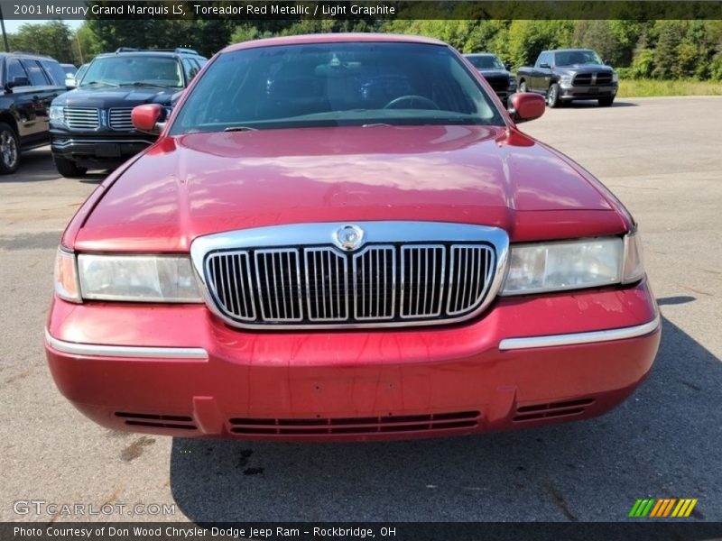 Toreador Red Metallic / Light Graphite 2001 Mercury Grand Marquis LS