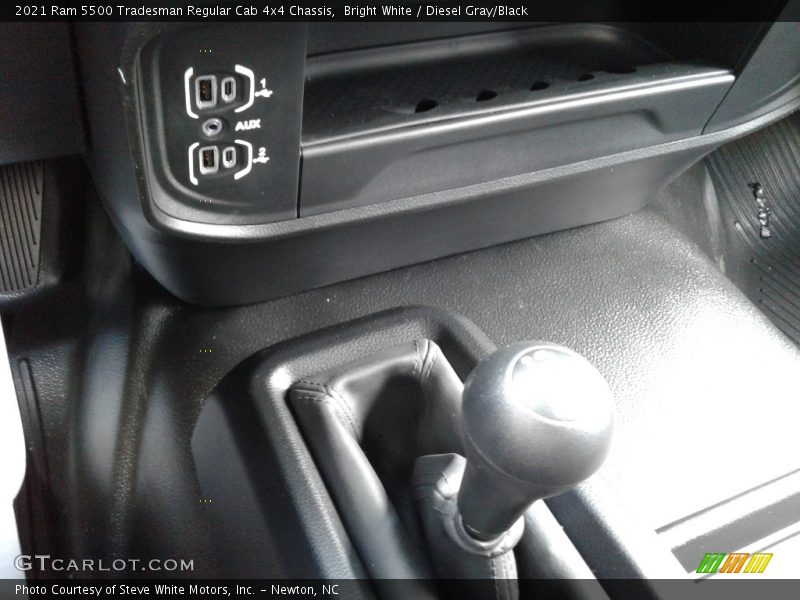 Bright White / Diesel Gray/Black 2021 Ram 5500 Tradesman Regular Cab 4x4 Chassis