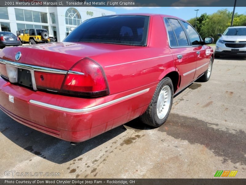 Toreador Red Metallic / Light Graphite 2001 Mercury Grand Marquis LS