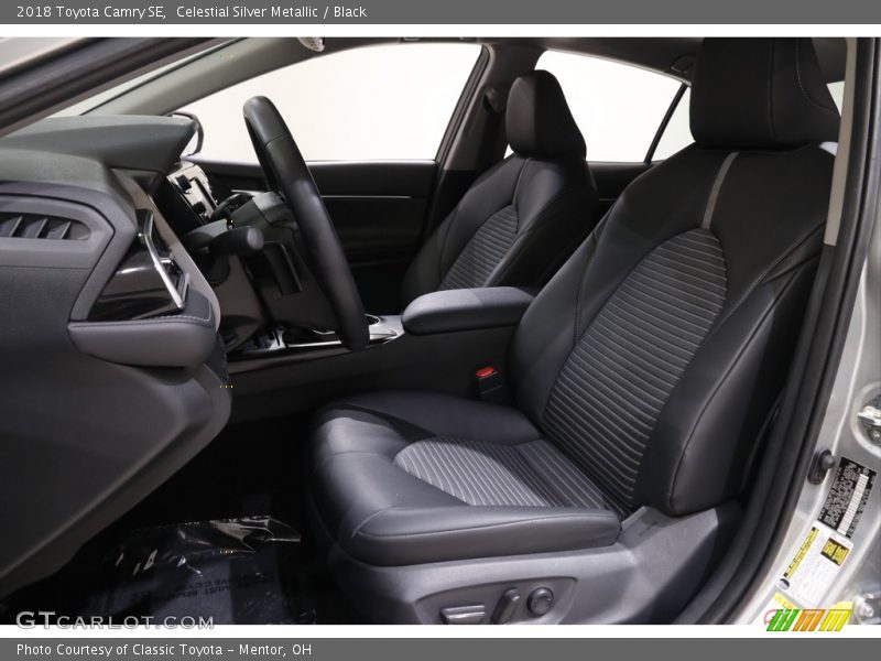 Celestial Silver Metallic / Black 2018 Toyota Camry SE