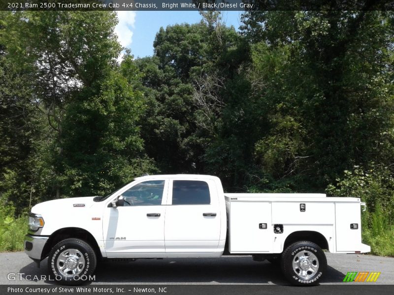 Bright White / Black/Diesel Gray 2021 Ram 2500 Tradesman Crew Cab 4x4 Chassis