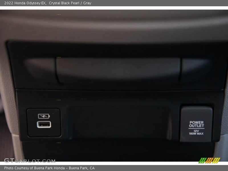 Crystal Black Pearl / Gray 2022 Honda Odyssey EX
