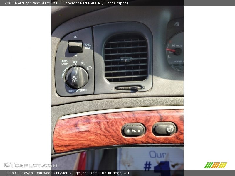 Toreador Red Metallic / Light Graphite 2001 Mercury Grand Marquis LS