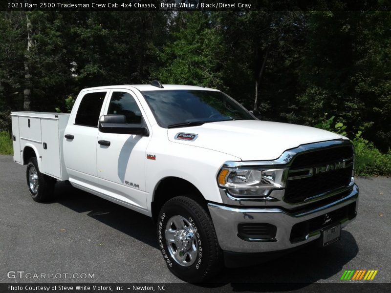 Bright White / Black/Diesel Gray 2021 Ram 2500 Tradesman Crew Cab 4x4 Chassis