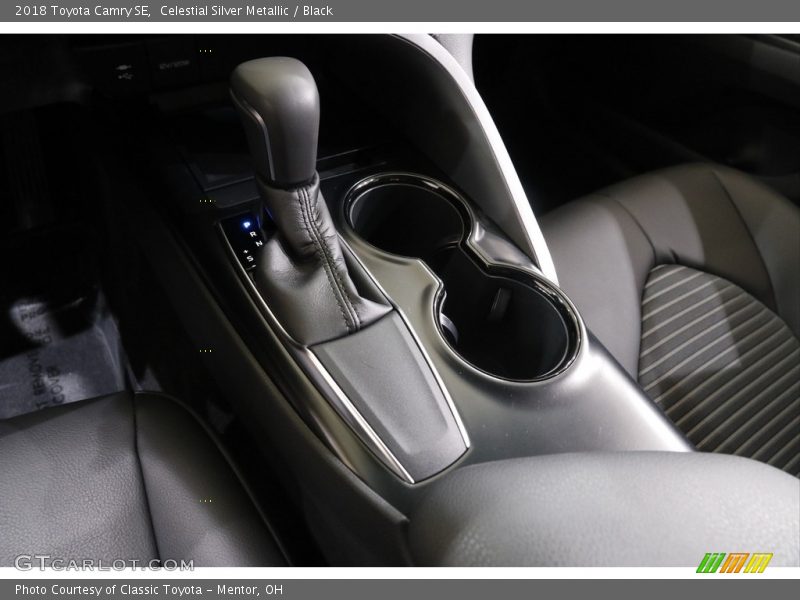 Celestial Silver Metallic / Black 2018 Toyota Camry SE