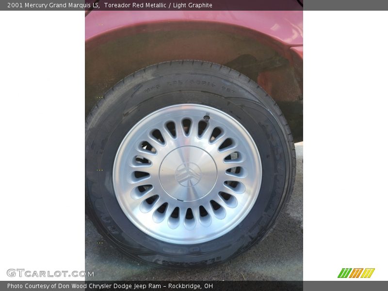 Toreador Red Metallic / Light Graphite 2001 Mercury Grand Marquis LS