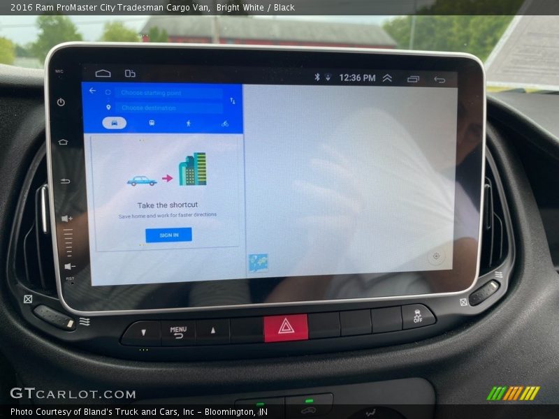 Bright White / Black 2016 Ram ProMaster City Tradesman Cargo Van