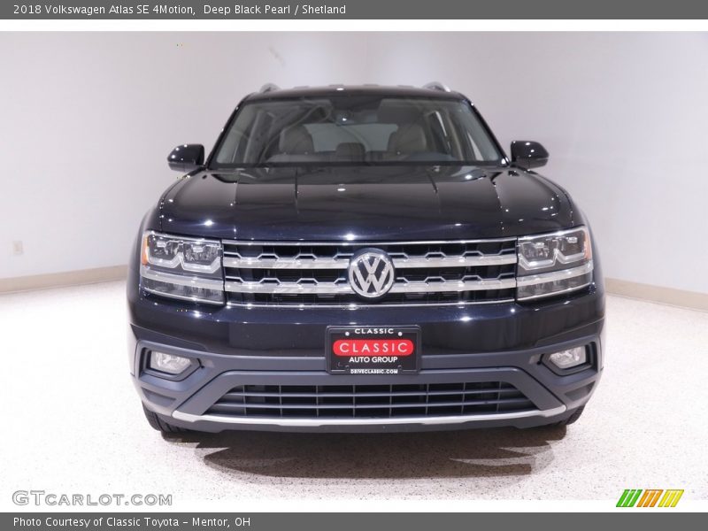 Deep Black Pearl / Shetland 2018 Volkswagen Atlas SE 4Motion
