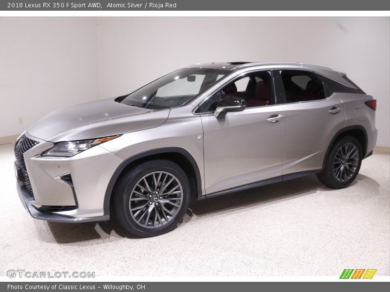 Atomic Silver / Rioja Red 2018 Lexus RX 350 F Sport AWD