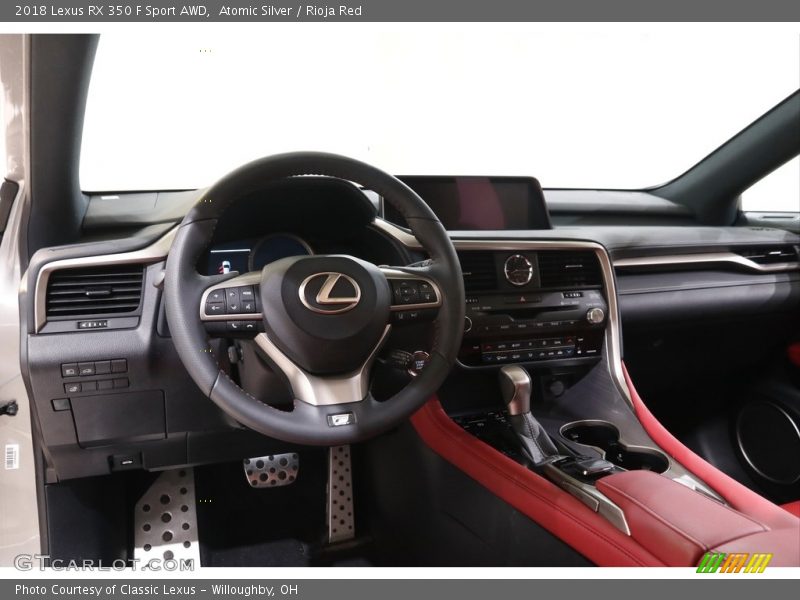 Atomic Silver / Rioja Red 2018 Lexus RX 350 F Sport AWD