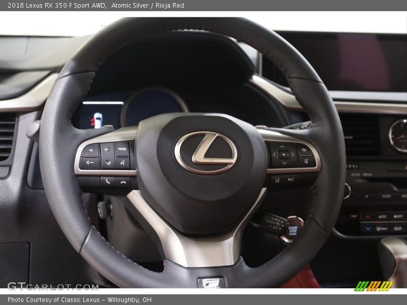 Atomic Silver / Rioja Red 2018 Lexus RX 350 F Sport AWD