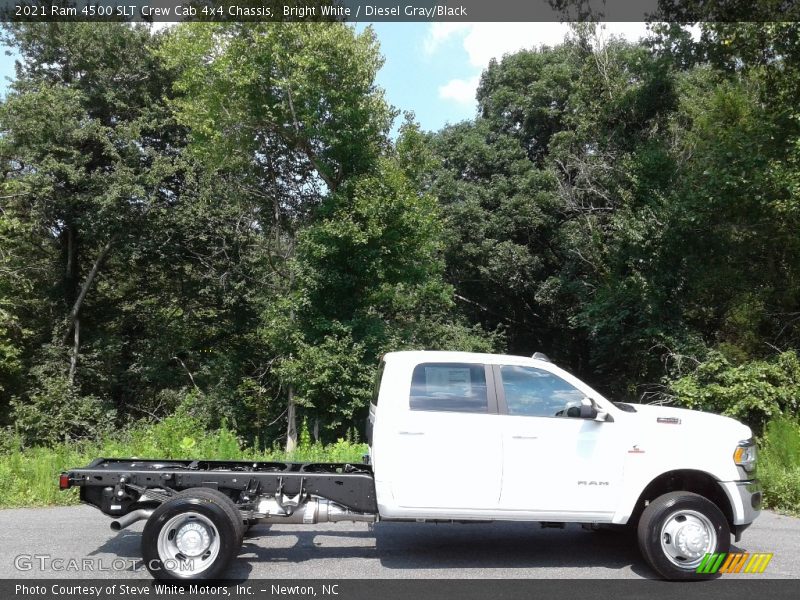 Bright White / Diesel Gray/Black 2021 Ram 4500 SLT Crew Cab 4x4 Chassis