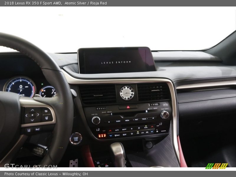 Atomic Silver / Rioja Red 2018 Lexus RX 350 F Sport AWD