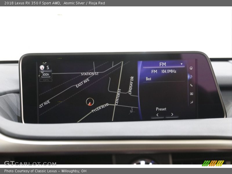 Atomic Silver / Rioja Red 2018 Lexus RX 350 F Sport AWD