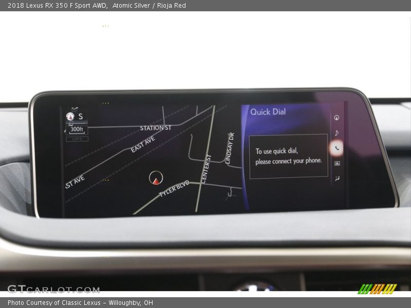 Atomic Silver / Rioja Red 2018 Lexus RX 350 F Sport AWD