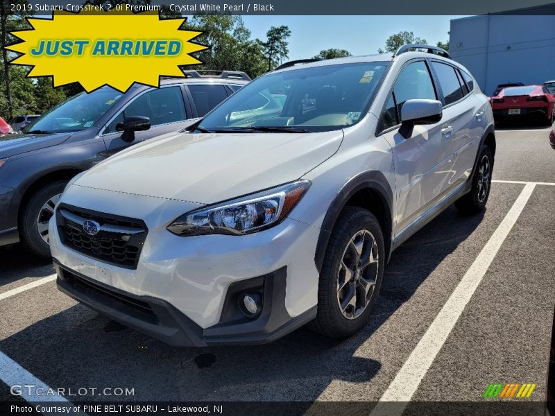 Crystal White Pearl / Black 2019 Subaru Crosstrek 2.0i Premium