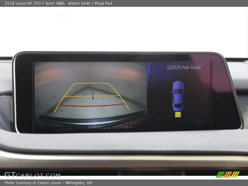 Atomic Silver / Rioja Red 2018 Lexus RX 350 F Sport AWD