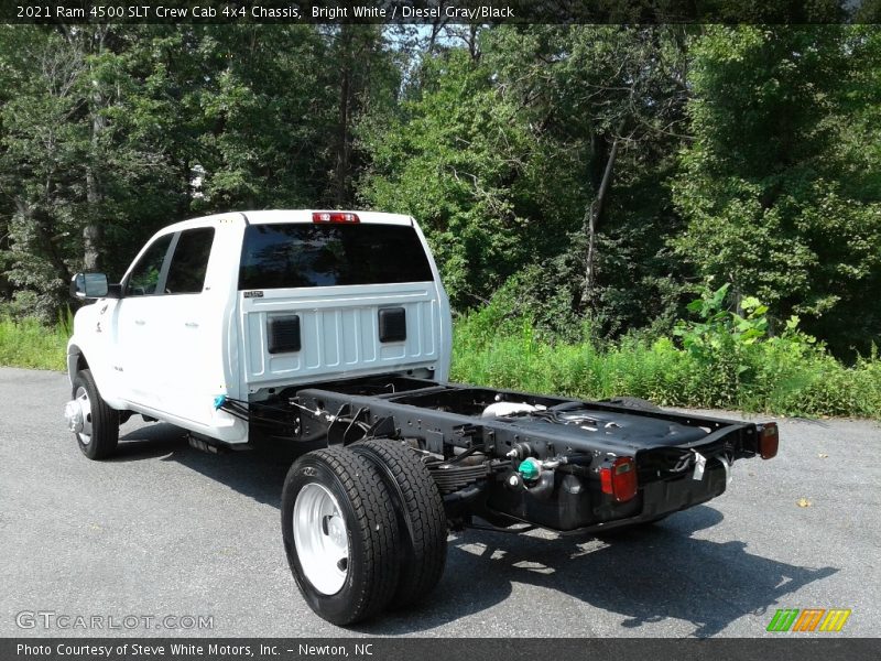 Bright White / Diesel Gray/Black 2021 Ram 4500 SLT Crew Cab 4x4 Chassis
