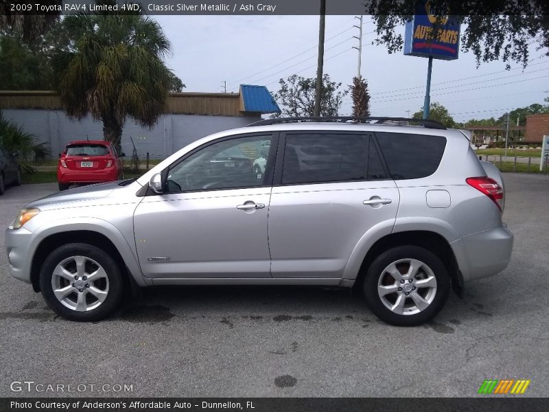 Classic Silver Metallic / Ash Gray 2009 Toyota RAV4 Limited 4WD