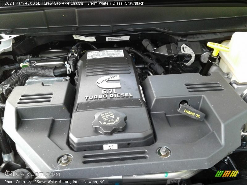 Bright White / Diesel Gray/Black 2021 Ram 4500 SLT Crew Cab 4x4 Chassis
