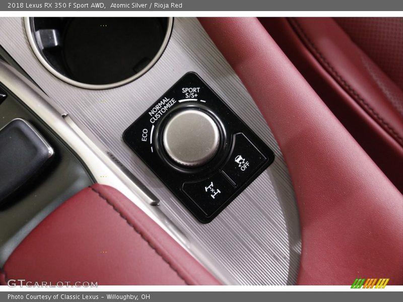 Atomic Silver / Rioja Red 2018 Lexus RX 350 F Sport AWD