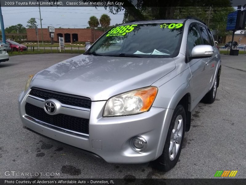 Classic Silver Metallic / Ash Gray 2009 Toyota RAV4 Limited 4WD