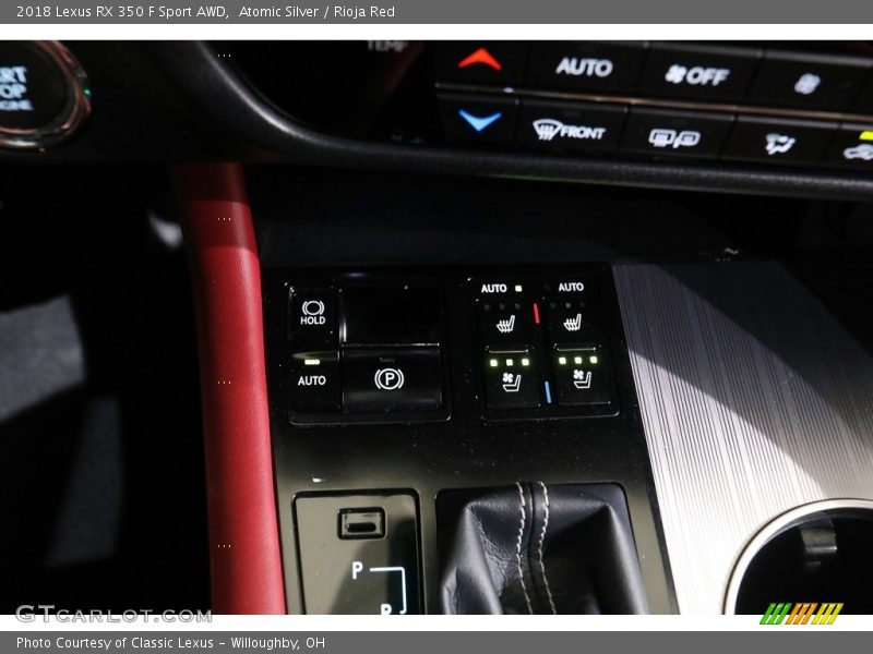Atomic Silver / Rioja Red 2018 Lexus RX 350 F Sport AWD