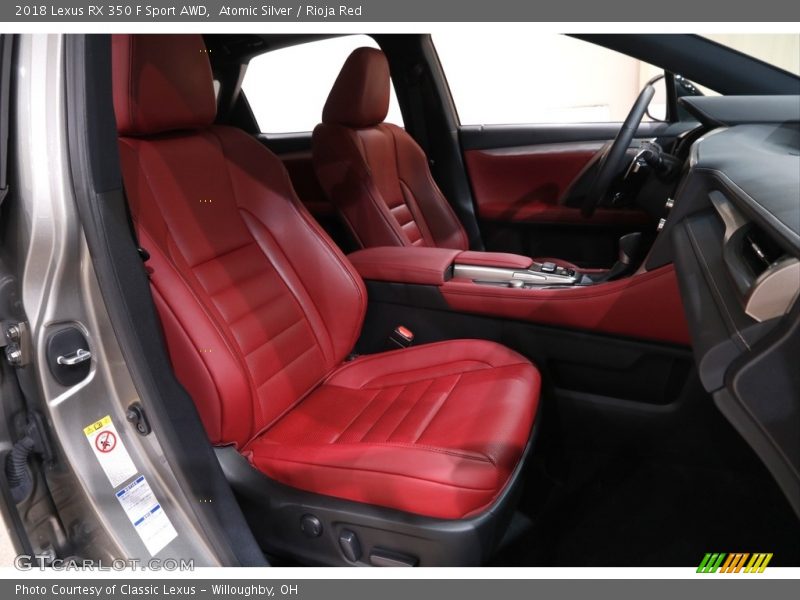 Atomic Silver / Rioja Red 2018 Lexus RX 350 F Sport AWD