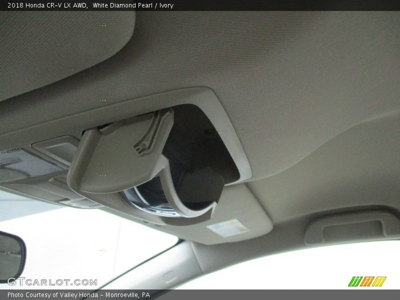 White Diamond Pearl / Ivory 2018 Honda CR-V LX AWD