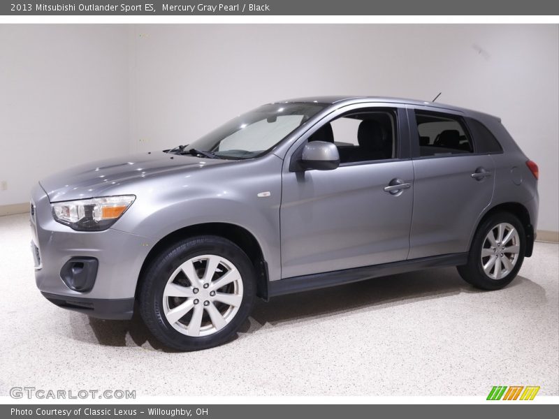 Mercury Gray Pearl / Black 2013 Mitsubishi Outlander Sport ES