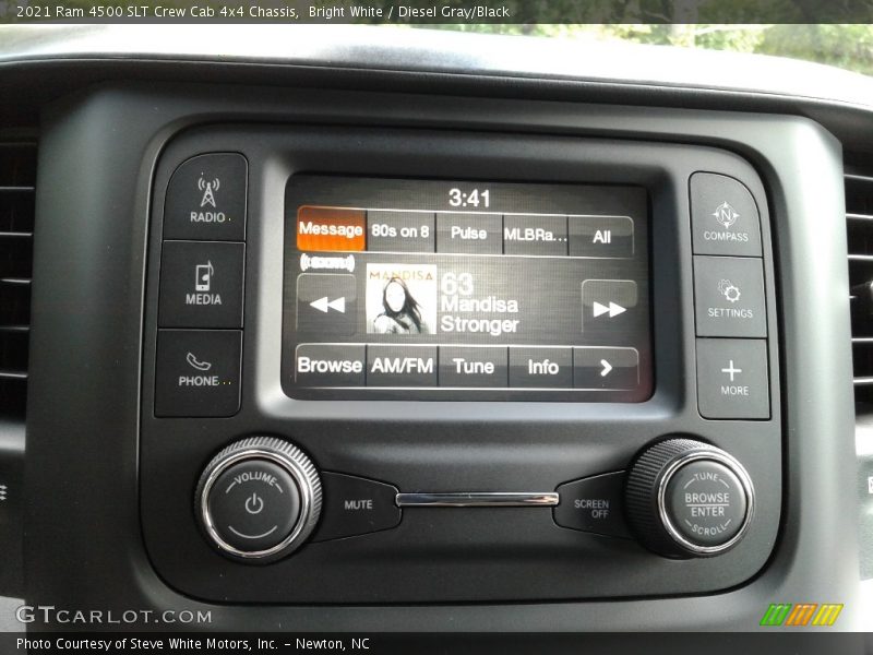 Bright White / Diesel Gray/Black 2021 Ram 4500 SLT Crew Cab 4x4 Chassis